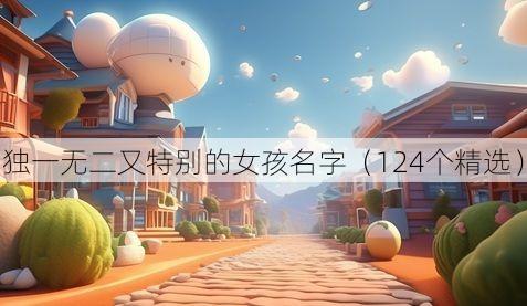独一无二又特别的女孩名字（124个精选）