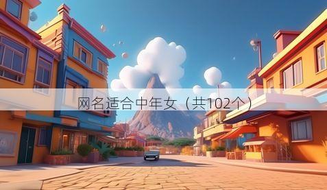 网名适合中年女(共102个)