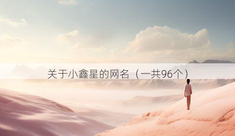 关于小鑫星的网名(一共96个)