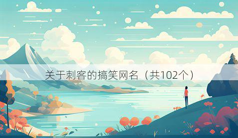 关于刺客的搞笑网名（共102个）